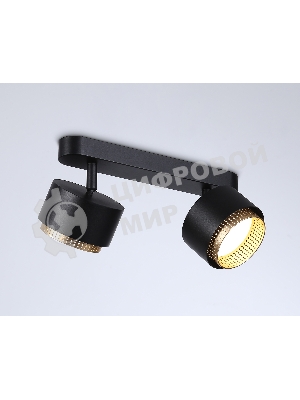 Светильник Ambrella light TN71288/2 BK/GD черный/золото GX53/2 max 12W 270*95*137