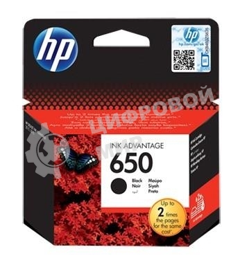 Картридж струйный HP 650 CZ101AE черный для HP DJ IA 2515