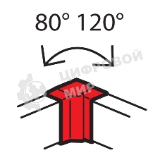 Угол внутренний 85х50мм METRA Leg 638021