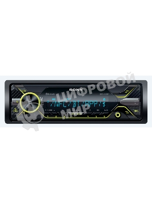 Автомагнитола Sony DSX-A416BT, 1 DIN, Bluetooth, USB Type-A, AUX, съёмная панель