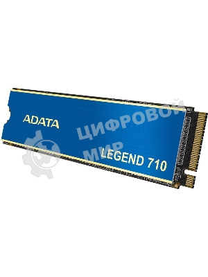 Накопитель SSD ADATA LEGEND 710, 512Gb, PCIe 3.0 x4, M.2 2280, NVMe, R/W 2400/1600, с радиатором