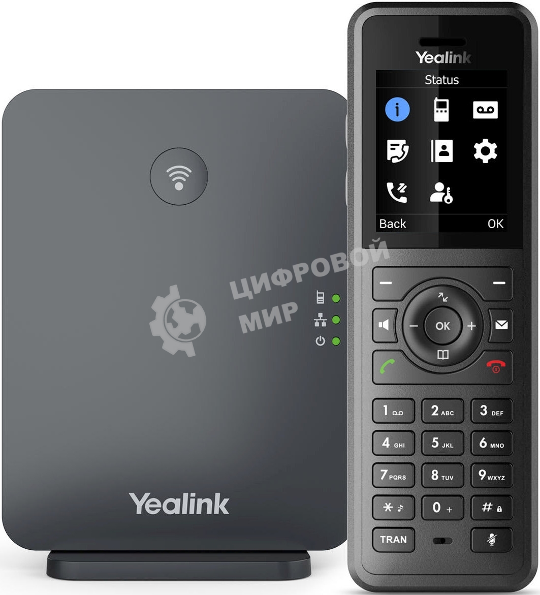 Телефон SIP Yealink W77P черный