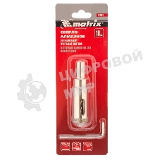 Сверло алмазное Matrix по керамограниту, 18 х 67 мм, 3-гранный хвостовик
