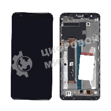 Дисплей для Asus ZenFone Max Plus M1 ZB570TL черный c рамкой