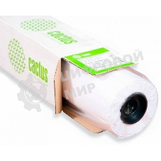 Бумага Cactus CS-PC90-152445 A0+ 1524мм-45м/90г/м2/белый CIE169% матовое универсальная (с покрытием) втулка:50.8мм (2