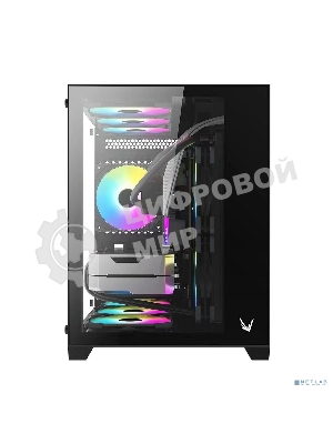 Компьютерный корпус AeroCool/Formula Crystal Z5 черный без БП mATX 1x120мм 2xUSB 2.0 1xUSB 3.0 audio bott PSU