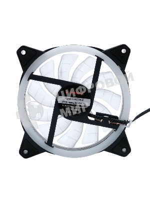 Вентилятор для корпуса Gembird черный, 120 мм, 1200 об/мин, 20.5 дБ, 3 pin