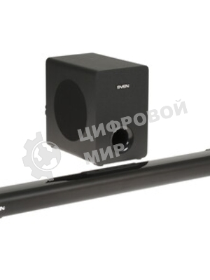 Саундбар SVEN SB-2150A черный (2 x 40W, Bluetooth сабвуфер 100W, пульт ДУ, LED-дисплей, HDMI, USB)