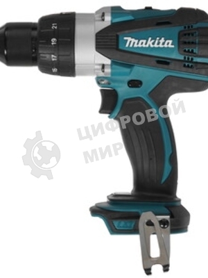 Дрель-шуруповерт Makita DHP458Z, 18 В, 0 Ач, 91 Нм, щеточный, ударный