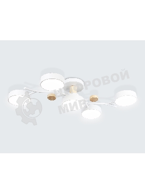 Светильник Ambrella light FL4834/5 WH белый 3000K-6400K 70W 830*400*160 (ПДУ ИК)