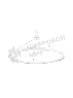Подвесной светодиодный светильник Ambrella light FL5855 WH белый 40W 3000K/4200K/6400K D800*860 (без ПДУ)