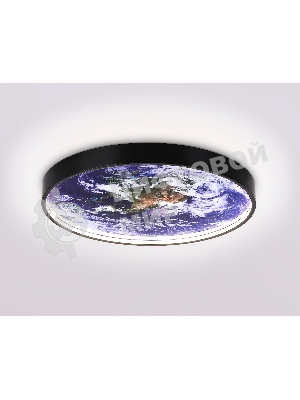 Настенно-потолочный светодиодный светильник Ambrella light FW11131 BK черный 15W LED 3000-6400K D240*38