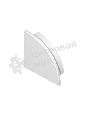 Заглушка для профиля GP8460 WH белый 15.7*15.7