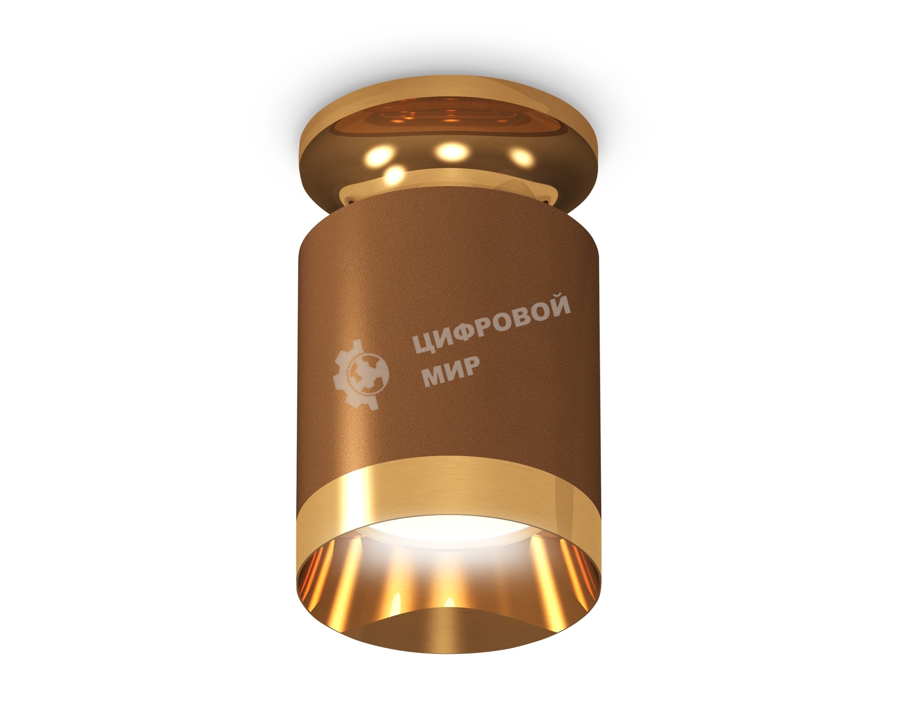 Светильник Ambrella Light XS6304130 SCF/PYG кофе песок/золото желтое полированное MR16 GU5.3 (N6905, C6304, N6134)
