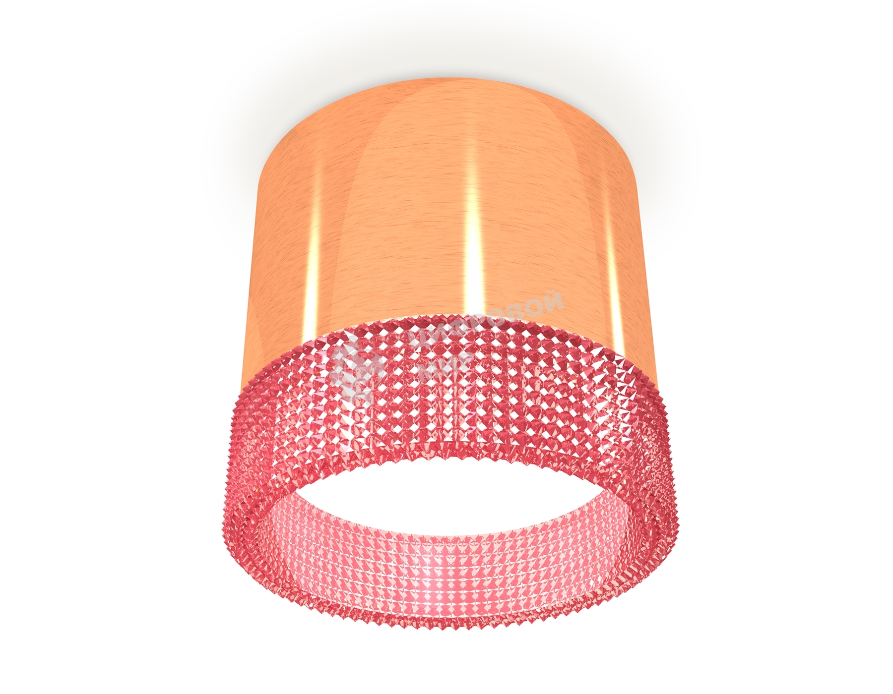 Светильник Ambrella Light XS8122022 PPG/PI золото розовое полированное/розовый GX53 (C8122, N8486)