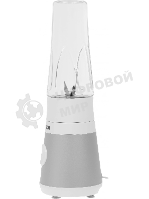 Блендер стационарный Bosch MMB2111T серебристый, 450 Вт, 1 скорость