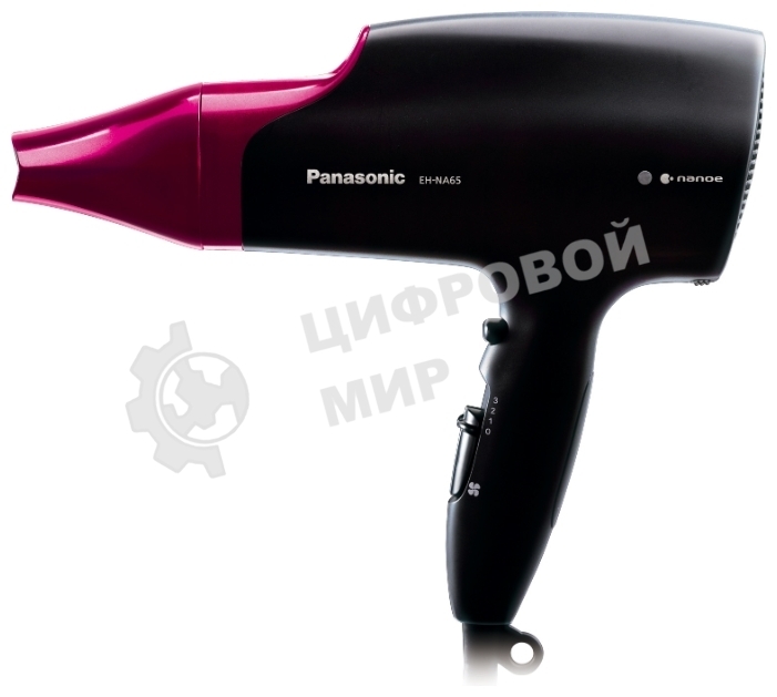 Фен Panasonic EH-NA65 черный/розовый, 2000 Вт, ионизация