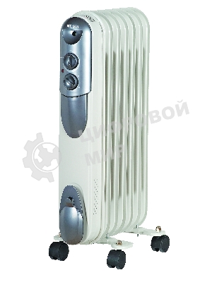 Обогреватель масляный Ресанта ОМПТ-7Н (7 секций) белый, 1500 Вт, 15 м2, термостат 67/3/3