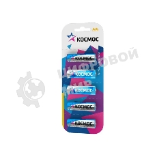 Элемент питания алкалиновый LR LR6 BP-5 (блист.5шт) Космос KOCLR65BL