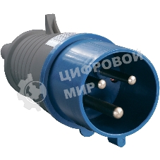 Вилка эл. каб. 32А 2P+PE 220В IP44 ССИ-023 IEK PSR01-032-3