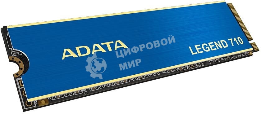 Накопитель SSD ADATA LEGEND 710, 512Gb, PCIe 3.0 x4, M.2 2280, NVMe, R/W 2400/1600, с радиатором
