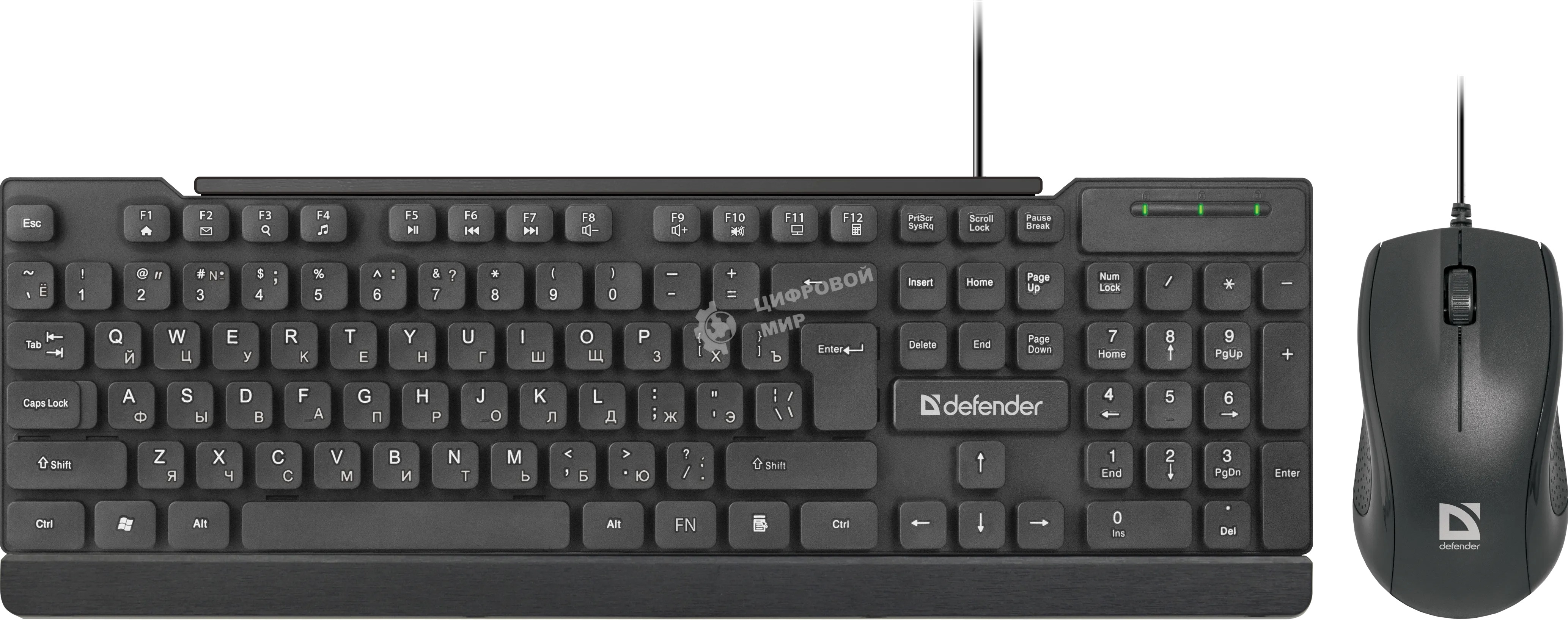 Комплект клавиатура + мышка Defender YORK C-777 RU