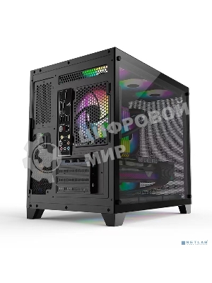 Компьютерный корпус AeroCool/Formula Crystal Z5 черный без БП mATX 1x120мм 2xUSB 2.0 1xUSB 3.0 audio bott PSU