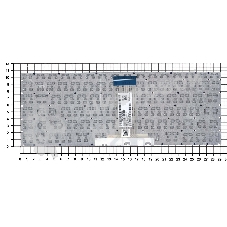 Клавиатура для ноутбука HP 14-bp000 белая