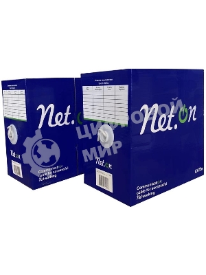 Кабель UTP 4х2х24AWG кат.5 омедн. (м) Net.on 01-0302