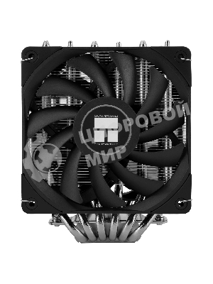 Кулер для процессора Thermalright Royal Knight 120 SE (4-pin PWM, 155мм, Ni/Cu, 6x6мм, 2x120мм, 66.17CFM/59CFM, 25.6dBA/26.1dBA, 1500RPM/1800RPM, S: 1200, 1700, 1851, 115X, AM4, AM5, silver, black)