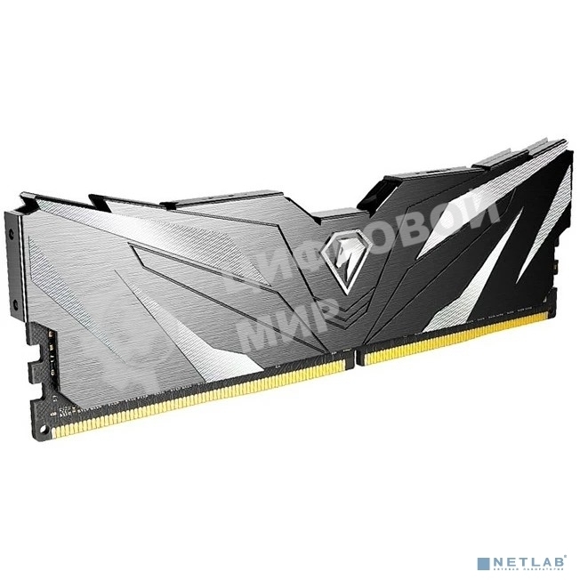 Оперативная память NETAC, DDR4, 32GB (2x16GB), 3200MHz, CL16, DIMM, с радиаторами, черный