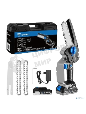 Цепная пила Deko DKCHS 20V, 6 20Вт дл. шины: 6