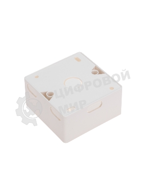 Короб накладной Rexant для лицевых панелей 80х80 под 2 модуля 45х22,5 Mosaic