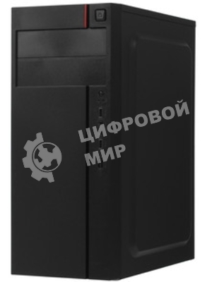 Компьютерный корпус Miditower ExeGate AA-440-AA400 (ATX, AA400 8 см, 2*USB, аудио)