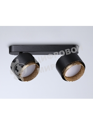 Светильник Ambrella light TN71288/2 BK/GD черный/золото GX53/2 max 12W 270*95*137