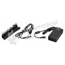 Блок питания Ippon D90U автоматический 90W 15V-19.5V 10-connectors 8A 1xUSB 2.1A от бытовой электросети LСD индикатор