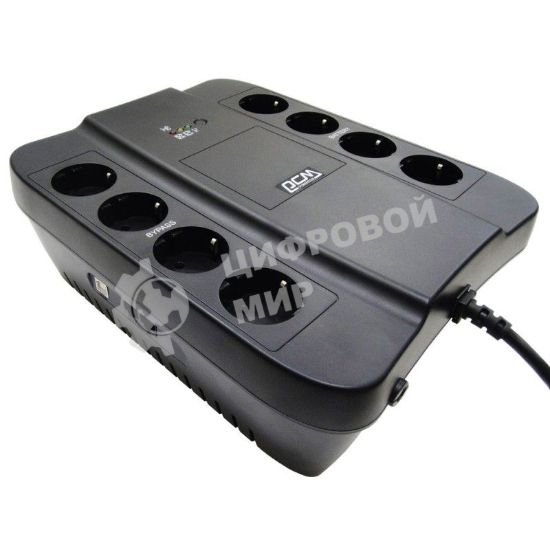 Источник бесперебойного питания Powercom SPD-1000U 550Вт 1000ВА черный