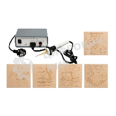 Набор для выжигания Rexant 12-0929-2, Для мальчиков, Выжигатель + 5 досок, 150х150 мм, пакет