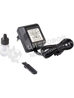 Набор для стрижки Galaxy Line GL 4154,черный с серебристым, аккумуляторный, лезвия из япон. нержав. стали, индикатор работы и заряда, вр. непрер. раб. 45 мин, регулировка длины стрижки (2; 5; 10; 15мм), нож шириной 41 мм, триммер шир. 25 мм, головка вращ. на 360