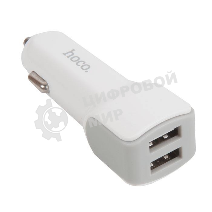 Авто ЗУ/HOCO HC-78005 Z23/2 USB/Выход: 12W/белый