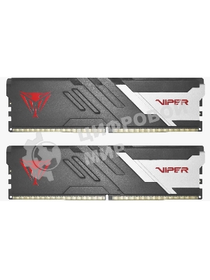 Оперативная память Patriot Viper Venom, DDR5, 32GB (2x16GB), 6800MHz, CL34, DIMM, с радиатором, черный