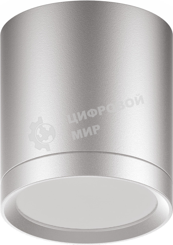 Светильник Gauss Хром/Сатин LED накладной с рассеивателем 6W 4100K 68х75мм 1/30