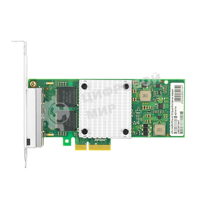 Сетевой адаптер PCIE 1Gb QUAD PORT LREC9714HT LR-LINK