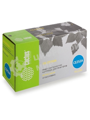 Картридж лазерный Cactus CS-CE252A желтый (7000 стр.) для HP Сolor LaserJet CP3525/CM3530