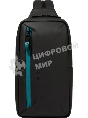 Рюкзак слинг Piquadro Corner 2.0 CA6466C2OW/N полиэстер черный