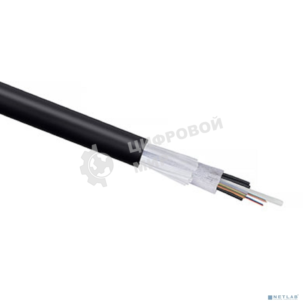 Кабель волоконно-оптический Cabeus SEG-9-01x08-D-J-PE-OUT 9/125 одномодовый, 8 волокон, loose tube, подвесной, для внешней прокладки (-60C ~ +70), PE, черный 500м