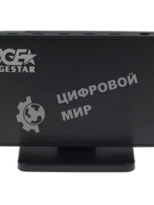 Внешний корпус для HDD AgeStar 3UB3A8-6G SATA II пластик/алюминий черный 3.5