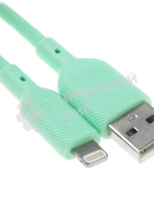 Кабель Qumo, MFI С91, USB-Apple 8 pin, 1м, 5-9В, до 2А, 18Вт, опл.нейлоновая леска, кон. металл серебро, белая оплетка