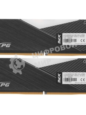 Оперативная память XPG Lancer, DDR5, 32GB (2x16GB), 6000MHz, CL30, DIMM, с радиаторами, RGB, серебристый