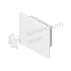 Заглушка для профиля GP8461 WH белый 15.7*15.7